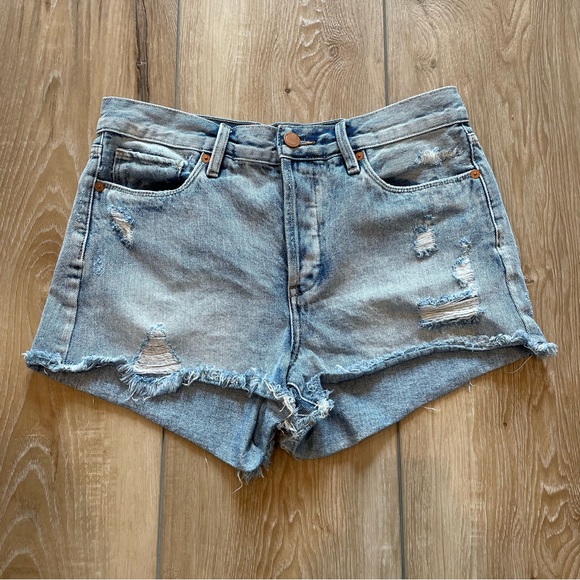 Blank NYC Distressed Denim Short - Picture 1 of 16